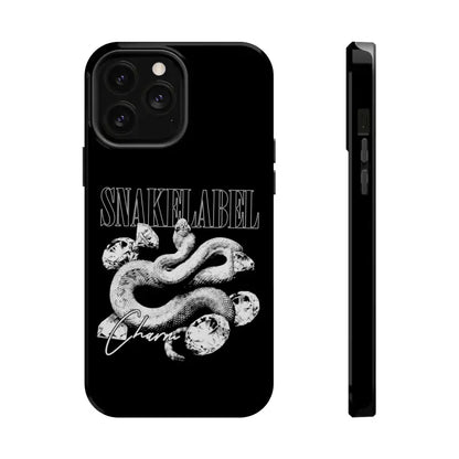 Magnetic Snake Tough Cases with Embedded Magnet Module - Impact - Resistant iPhone Cover snake - label