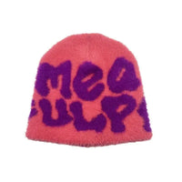 MEA Beanie Winter Warmer with Dome Crown snake - label