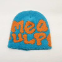 MEA Beanie Winter Warmer with Dome Crown snake - label