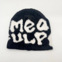 MEA Beanie Winter Warmer with Dome Crown snake - label