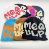 MEA Beanie Winter Warmer with Dome Crown snake - label