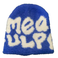 MEA Beanie Winter Warmer with Dome Crown snake - label