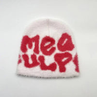 MEA Beanie Winter Warmer with Dome Crown snake - label