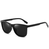 Men Square Sunglasses with Polarized Lenses - UV400 Protection & Stylish Resin Frame snake - label