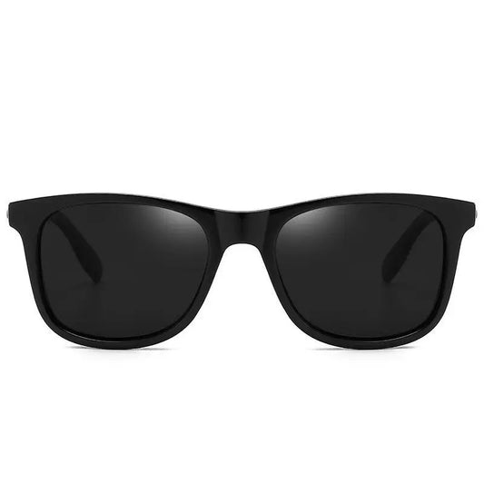 Men Square Sunglasses with Polarized Lenses - UV400 Protection & Stylish Resin Frame snake - label