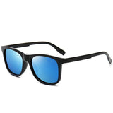 Men Square Sunglasses with Polarized Lenses - UV400 Protection & Stylish Resin Frame snake - label