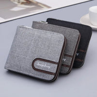 Men's 10 - Fold Multifunctional Wallet with Secure Zipper & Retro Style - snake - label