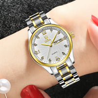 Men's and Women's Watches Waterproof - Slim 7mm Dial, Rhinestone Accents - snake - label