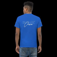 MEN'S Classic Tee: Premium Cotton, Tubular Fabric, Double Seam snake - label