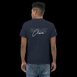 MEN'S Classic Tee: Premium Cotton, Tubular Fabric, Double Seam snake - label