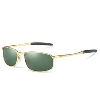 Men's Driving Sunglasses with Polarized Lenses & Metal Frame snake - label