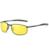 Men's Driving Sunglasses with Polarized Lenses & Metal Frame snake - label