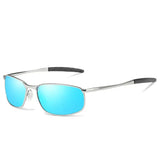 Men's Driving Sunglasses with Polarized Lenses & Metal Frame snake - label