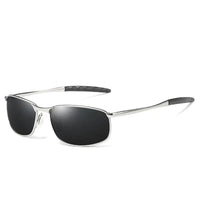 Men's Driving Sunglasses with Polarized Lenses & Metal Frame snake - label