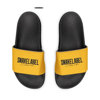 Men's Ergonomic Removable - Strap Sandals with Customizable Design snake - label