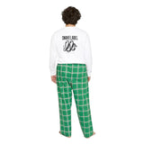 Men's Long Sleeve Pajama Set with 100% Cotton and Side Pockets snake - label