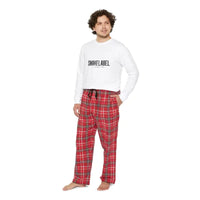 Men's Long Sleeve Pajama Set with 100% Cotton and Side Pockets snake - label