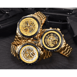 Men's Mechanical Watches: Premium MCE Movement & Explosion - Proof Technology snake - label