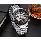 Men's Mechanical Watches: Premium MCE Movement & Explosion - Proof Technology snake - label