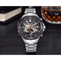 Men's Mechanical Watches: Premium MCE Movement & Explosion - Proof Technology snake - label