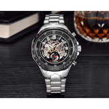 Men's Mechanical Watches: Premium MCE Movement & Explosion - Proof Technology snake - label