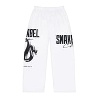 MEN'S PAJAMA PANTS: 100% Brushed Polyester, Lightweight & Stylish snake - label