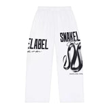 MEN'S PAJAMA PANTS: 100% Brushed Polyester, Lightweight & Stylish snake - label