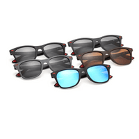 Men's Polarized Sunglasses: UV400 Protection, Glare Reduction & Durability snake - label