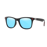 Men's Polarized Sunglasses: UV400 Protection, Glare Reduction & Durability snake - label