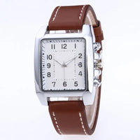 Mens Quartz Watches: Precision Timekeeping with 3.8cm Case & Leather Band snake - label