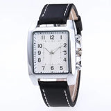 Mens Quartz Watches: Precision Timekeeping with 3.8cm Case & Leather Band snake - label