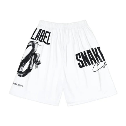 Men's Sports Shorts with Light Fabric & Adjustable Waistband snake - label