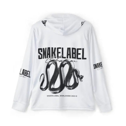Men's Sports Warmup snake with hoodie with UPF 50+ Sun Protection snake - label