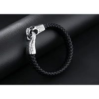 Men's Stainless Steel Snake Bracelet with Geometric Design & Electroplating - Durable Titanium Steel Jewelry snake - label