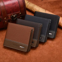 Men's Wallet Short Lychee - Stylish Compact Design with Multiple Compartments - snake - label