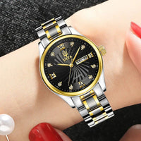 Men's and Women's Watches Waterproof - Slim 7mm Dial, Rhinestone Accents snake - label