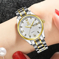 Men's and Women's Watches Waterproof - Slim 7mm Dial, Rhinestone Accents snake - label