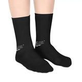 Mid - Length Personalized Crew Socks - 100% Polyester Comfort snake - label