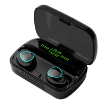 Mini Touch Sports Binaural Earphones 5.0: Wireless Stereo Sound snake - label