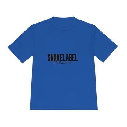 Moisture Wicking Athletic snake Tee - Lightweight Breathable Performance Shirt with PosiCharge® Technology and Set - in Sleeves snake - label