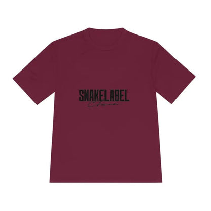 Moisture Wicking Athletic snake Tee - Lightweight Breathable Performance Shirt with PosiCharge® Technology and Set - in Sleeves snake - label