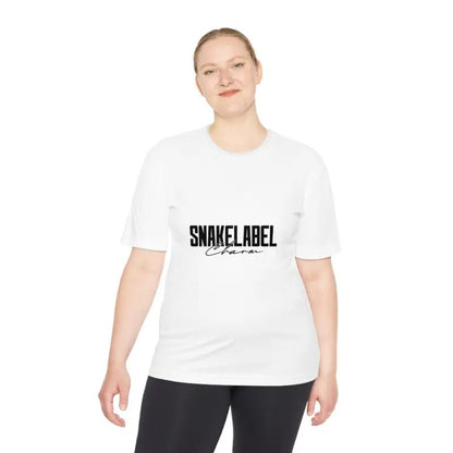 Moisture Wicking Athletic snake Tee - Lightweight Breathable Performance Shirt with PosiCharge® Technology and Set - in Sleeves snake - label