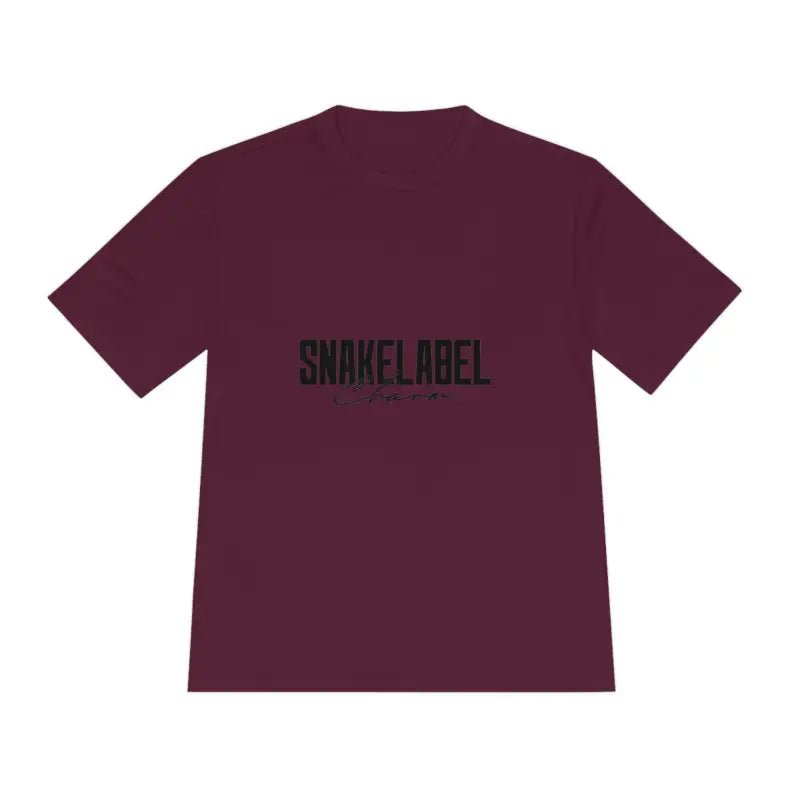 Moisture Wicking Athletic snake Tee - Lightweight Breathable Performance Shirt with PosiCharge® Technology and Set - in Sleeves snake - label