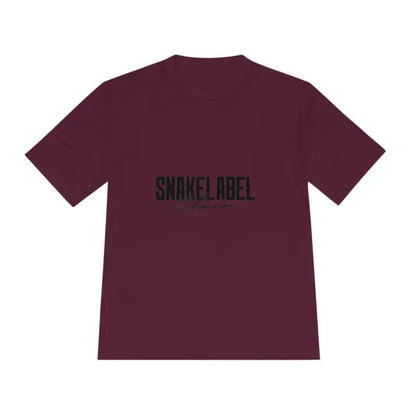 Moisture Wicking Athletic snake Tee - Lightweight Breathable Performance Shirt with PosiCharge® Technology and Set - in Sleeves snake - label