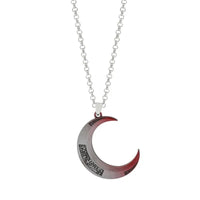 Moon Knight Necklace - Half Moon Alloy Necklace for Unisex Style snake - label