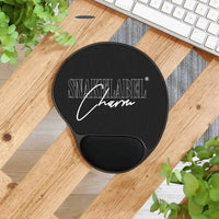 Mouse Pad With Wrist Rest - Ergonomic Memory Foam Support - Neoprene Insert - High - Quality Materials snake - label