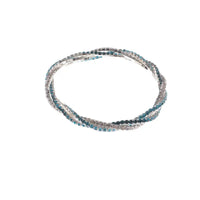 Multilayer Geometric Rhinestone Bracelet with Alloy Inlay snake - label