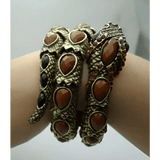 Multilayer Snake Bracelet - High - Quality Alloy & Inlaid Gems snake - label