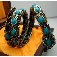 Multilayer Snake Bracelet - High - Quality Alloy & Inlaid Gems snake - label