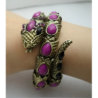 Multilayer Snake Bracelet - High - Quality Alloy & Inlaid Gems - snake - label